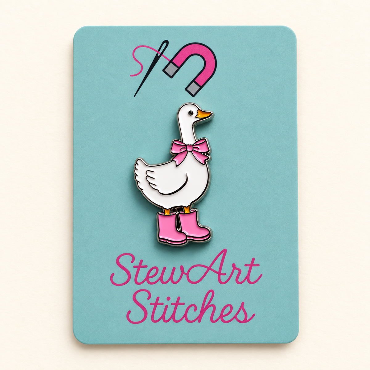 Pink Goose Needleminder