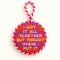 Forgot Where I Put It Needlepoint Ornament