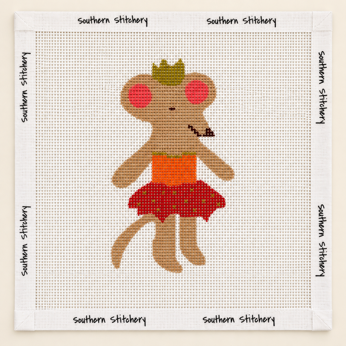 Maileg Mouse inspired Canvas