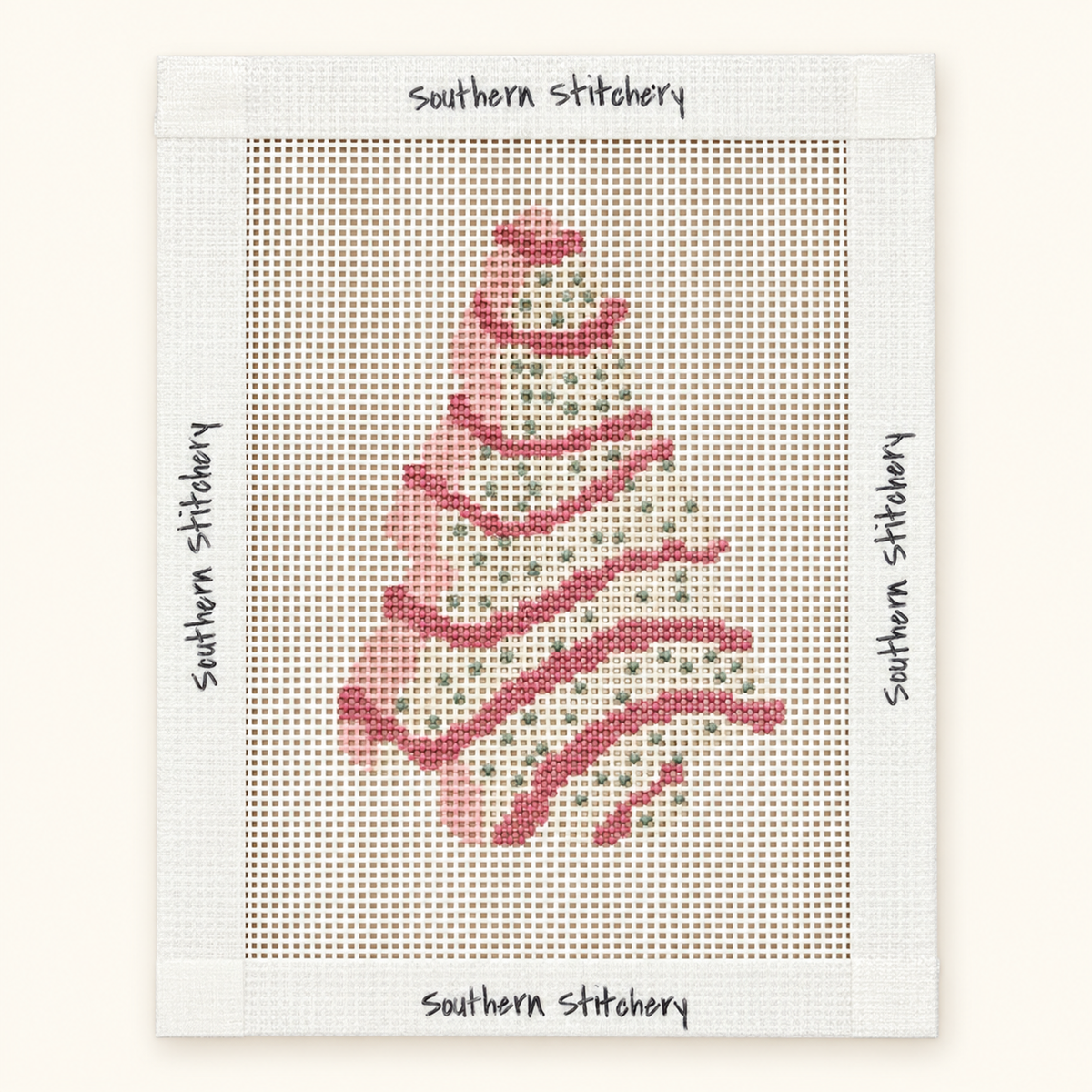 Christmas Tree Cake Canvas