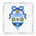 Blue Ornament Canvas